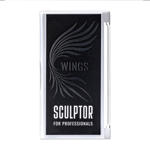 Пучки вій на стрічці чорні PRIZMATIC Wings Royal Fan - SCULPTOR mix L 0,05 (8-14), 20 ліній Скульптор Пір'я Пучки вій на стрічці чорні PRIZMATIC Wings Royal Fan - SCULPTOR mix L 0,05 (8-14), 20 ліній Скульптор Пір'я