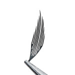 Пучки вій на стрічці чорні PRIZMATIC Wings Royal Fan - SCULPTOR mix L 0,05 (8-14), 20 ліній Скульптор Пір'я