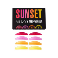 Бігуді, валики для ламінування вій Vimy X Serpeninova Rollers Sunset 4pcs (XXXS, XXS, XS, S)