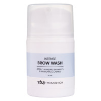 Шампунь, піна, мус глибокої очистки для брів та вій ZOLA x Makarevich Intense Brow Wash, 30 мл