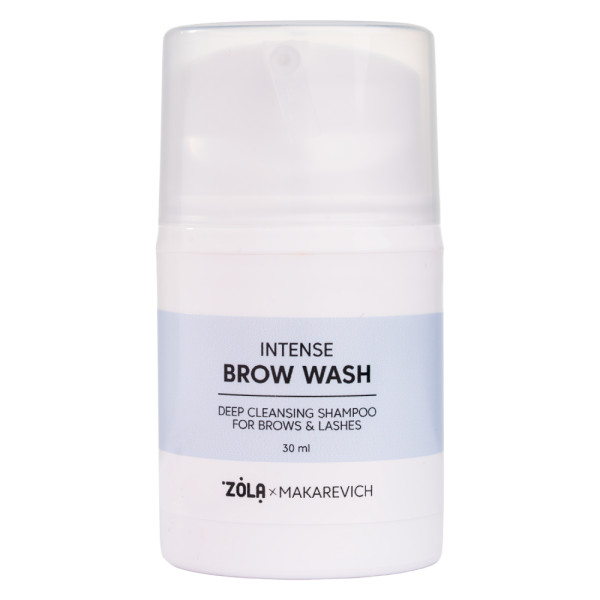 Шампунь, піна, мус глибокої очистки для брів та вій ZOLA x Makarevich Intense Brow Wash, 30 мл Шампунь, піна, мус глибокої очистки для брів та вій ZOLA x Makarevich Intense Brow Wash, 30 мл