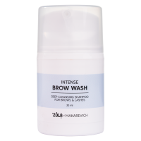 Шампунь, піна, мус глибокої очистки для брів та вій ZOLA x Makarevich Intense Brow Wash, 30 мл