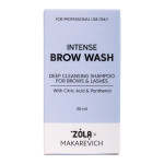 Шампунь, піна, мус глибокої очистки для брів та вій ZOLA x Makarevich Intense Brow Wash, 30 мл
