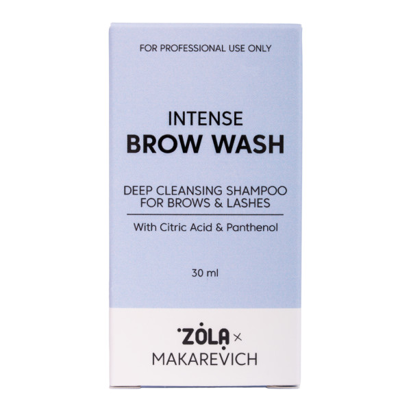Шампунь, піна, мус глибокої очистки для брів та вій ZOLA x Makarevich Intense Brow Wash, 30 мл Шампунь, піна, мус глибокої очистки для брів та вій ZOLA x Makarevich Intense Brow Wash, 30 мл