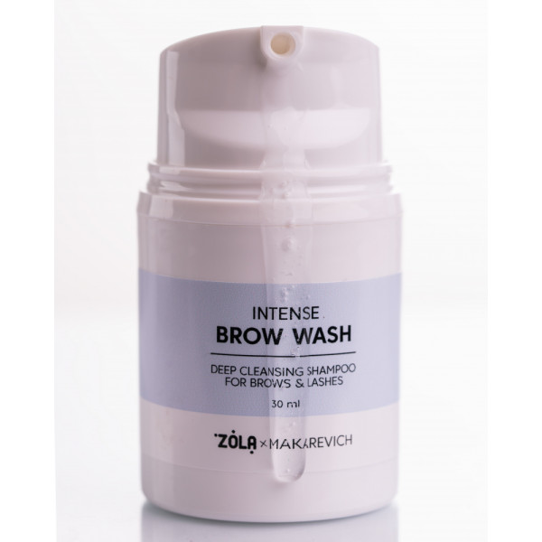 Шампунь, піна, мус глибокої очистки для брів та вій ZOLA x Makarevich Intense Brow Wash, 30 мл Шампунь, піна, мус глибокої очистки для брів та вій ZOLA x Makarevich Intense Brow Wash, 30 мл