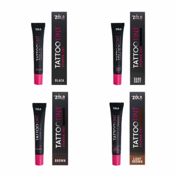 Набір фарб ZOLA TATTOO TINT 4 x 15 мл Набір фарб ZOLA TATTOO TINT 4 x 15 мл