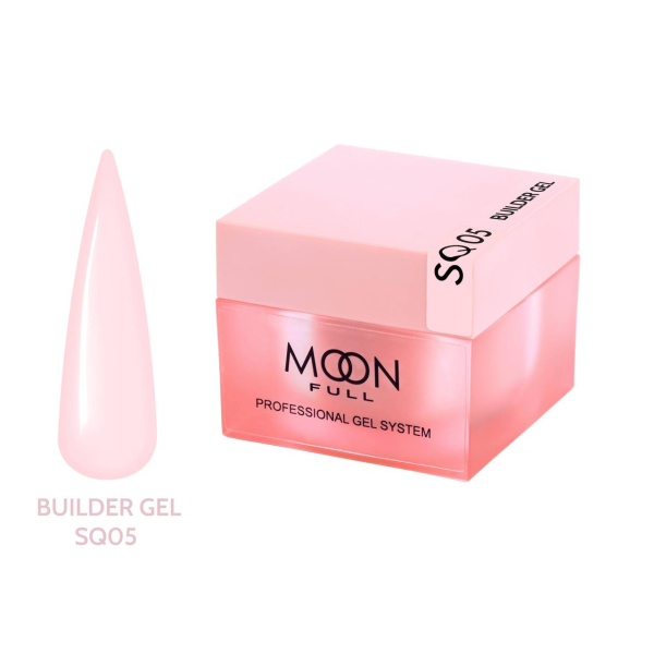 Моделирующий гель Moon Full Builder Gel №SQ05 розовый, 30 мл
