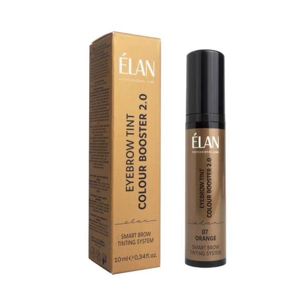 Бустер-концентрат Elan «EYEBROW TINT COLOUR BOOSTER 2.0»: підсилювач кольору фарби для брів, 07 Orange, 10 мл Бустер-концентрат Elan «EYEBROW TINT COLOUR BOOSTER 2.0»: підсилювач кольору фарби для брів, 07 Orange, 10 мл