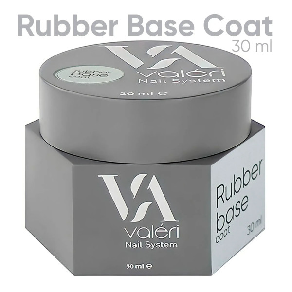 База для нігтів Rubber base Valeri, 30 мл (прозора) База для нігтів Rubber base Valeri, 30 мл (прозора)