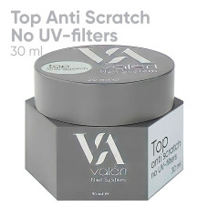 Топ для нігтів Top Anti-Scratch (no UV-Filter) Valeri, 30 мл