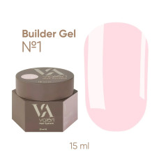 Моделюючий гель Valeri Builder Gel №1 Nude, 15 мл