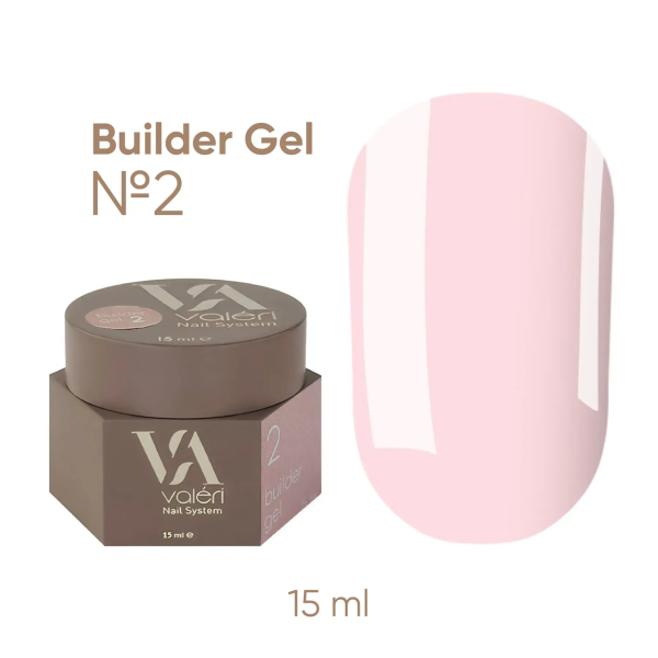 Моделирующий гель Valeri Builder Gel №2 Nude, 15 мл