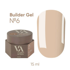 Моделюючий гель Valeri Builder Gel №6 Cacao, 15 мл
