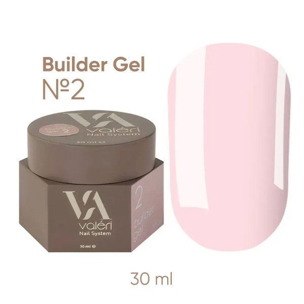 Моделюючий гель Valeri Builder Gel №2 Nude, 30 мл Моделюючий гель Valeri Builder Gel №2 Nude, 30 мл
