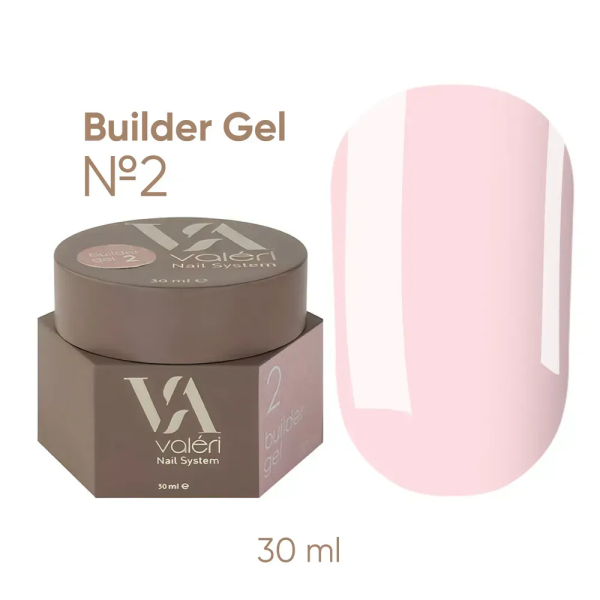 Моделирующий гель Valeri Builder Gel №2 Nude, 30 мл