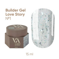 Моделюючий гель Valeri Builder Gel Love Story №1, 15 мл