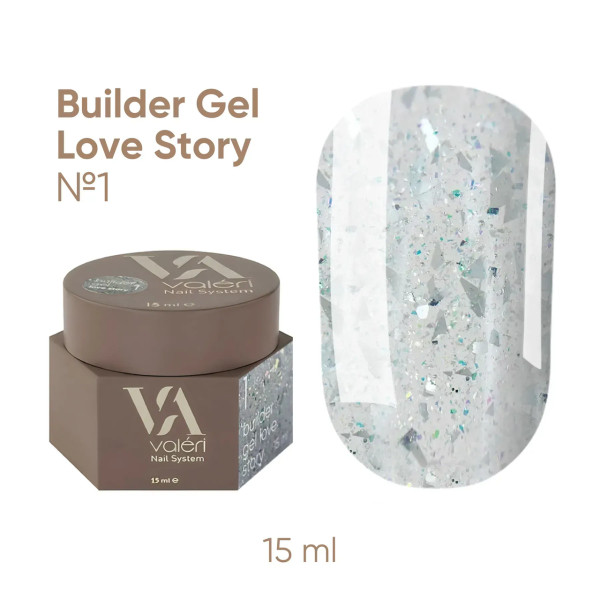 Моделюючий гель Valeri Builder Gel Love Story №1, 15 мл Моделюючий гель Valeri Builder Gel Love Story №1, 15 мл