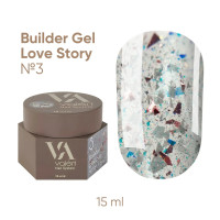 Моделюючий гель Valeri Builder Gel Love Story №3, 15 мл