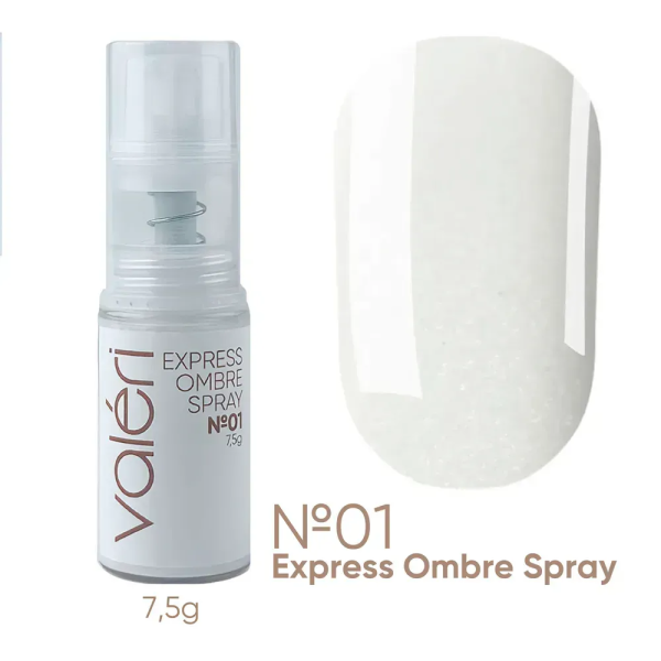 Спрей-омбре для нігтів Valeri Express Ombre Spray №01, 7,5 мл