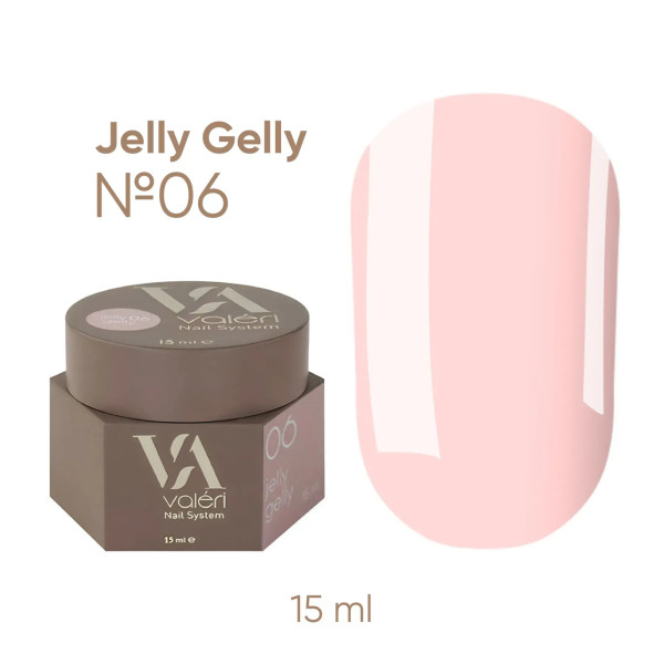 Моделюючий гель-желе Valeri Jelly Gelly №06, 15 мл Моделюючий гель-желе Valeri Jelly Gelly №06, 15 мл