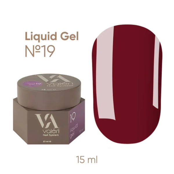 Моделюючий рідкий гель Valeri Liquid Gel №019, 15 мл