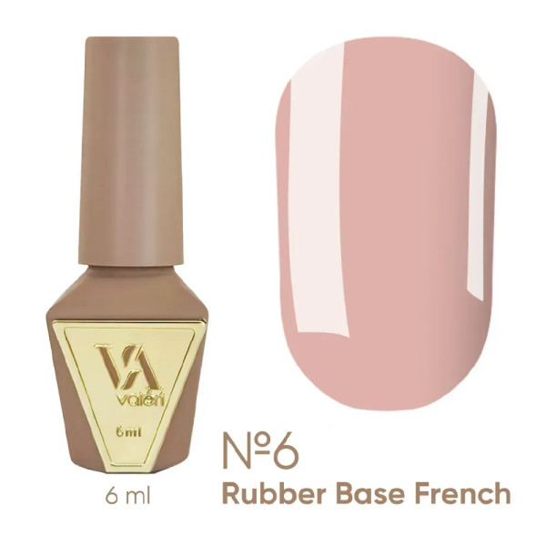 База для нігтів French Base Valeri №006, 6 мл База для нігтів French Base Valeri №006, 6 мл