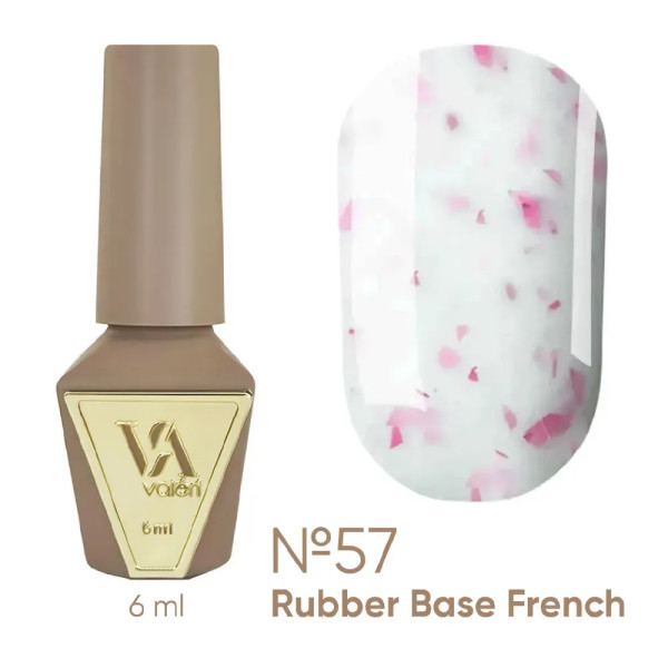 База для нігтів French Base Valeri №057, 6 мл База для нігтів French Base Valeri №057, 6 мл