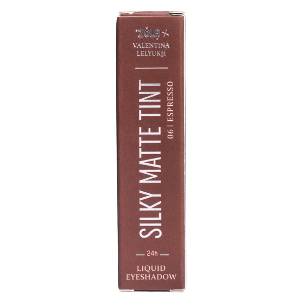 Тіні для повік Silky Matte Tint ZOLA x Valentina - 06 Espresso Тіні для повік Silky Matte Tint ZOLA x Valentina - 06 Espresso