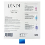 Набір складників для ламінування вій та брів Lendi Lash & Brow New Look, (3x10 мл)