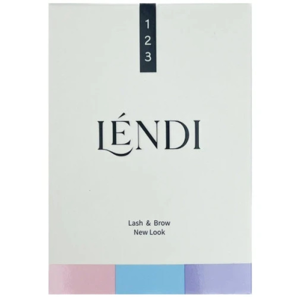 Набір складників для ламінування вій та брів Lendi Lash & Brow New Look, (3x3 мл) Набір складників для ламінування вій та брів Lendi Lash & Brow New Look, (3x3 мл)
