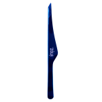 Пинцет скошенный профессиональный для бровей премиум серия ZOLA BLUE
