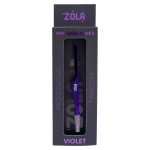 Пинцет скошенный профессиональный для бровей премиум серия ZOLA VIOLET