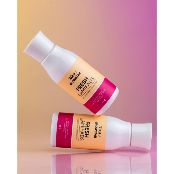 Дезинфицирующее средство для силиконовых валиков ZOLA x Browstar Fresh Lamipads, 50 мл