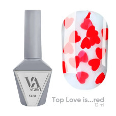 Топ для нігтів Top Love is…red Valeri, 12 мл