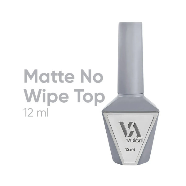 Топ для нігтів Top matte Non wipe Valeri, 12 мл (прозорий) Топ для нігтів Top matte Non wipe Valeri, 12 мл (прозорий)