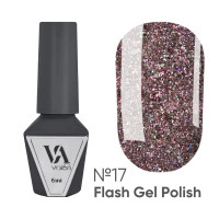 Светоотражающий гель-лак для ногтей Valeri Flash Gel Polish №017, 6 мл