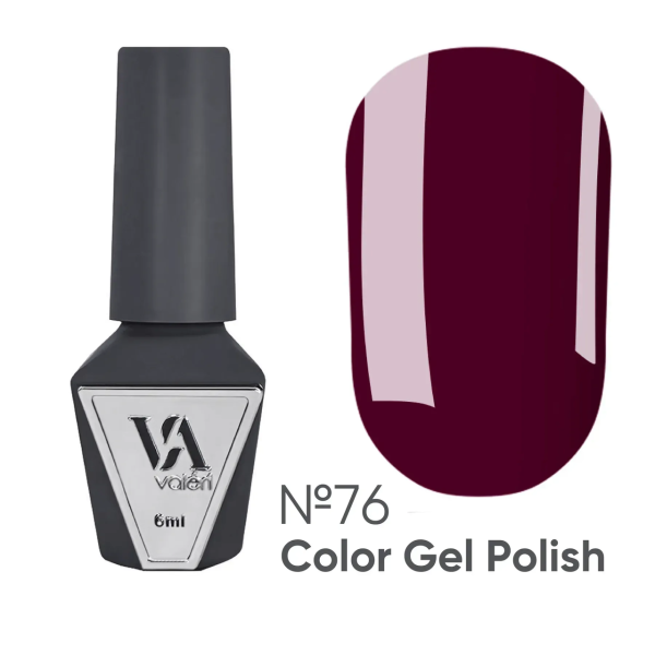 Гель-лак для ногтей Valeri Color Gel Polish №076, 6 мл