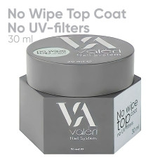 Топ для нігтів Top Non wipe (no UV-Filter) Valeri, 30 мл