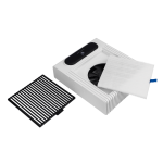 Витяжка для манікюру Bucos Cyclone V1 WHITE з НЕРА-фільтром 100W