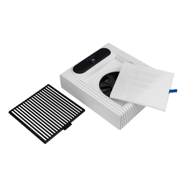 Витяжка для манікюру Bucos Cyclone V1 WHITE з НЕРА-фільтром 100W