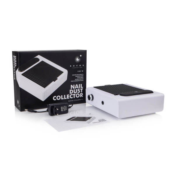 Витяжка для манікюру Bucos Cyclone V1 WHITE з НЕРА-фільтром 100W Витяжка для манікюру Bucos Cyclone V1 WHITE з НЕРА-фільтром 100W