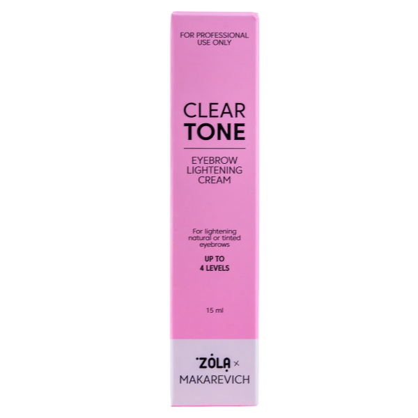 Осветлитель для бровей ZOLA x Makarevich CLEAR TONE, 15 мл