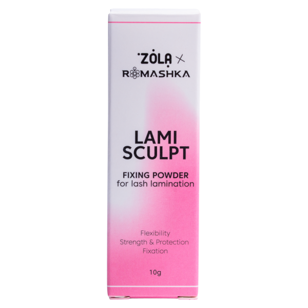 Фіксуюча пудра для ламінування вій ZOLA x Romashka LamiSculpt, 10 г
