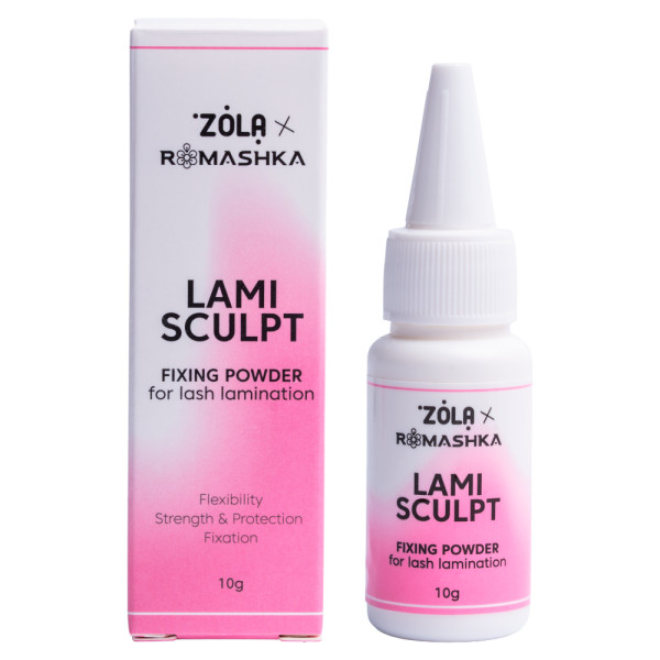 Фіксуюча пудра для ламінування вій ZOLA x Romashka LamiSculpt, 10 г Фіксуюча пудра для ламінування вій ZOLA x Romashka LamiSculpt, 10 г