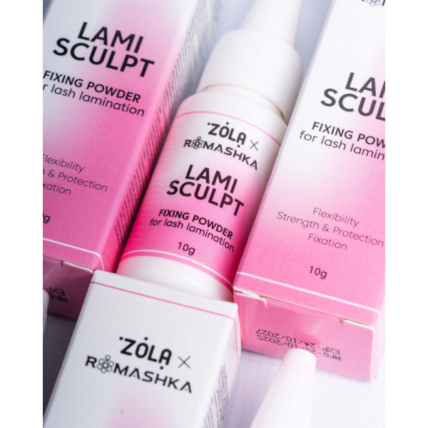 Фіксуюча пудра для ламінування вій ZOLA x Romashka LamiSculpt, 10 г Фіксуюча пудра для ламінування вій ZOLA x Romashka LamiSculpt, 10 г