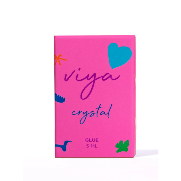 Клей для нарощування вій VIYA Crystal, 5 мл (0,5 сек), прозорий Клей для нарощування вій VIYA Crystal, 5 мл (0,5 сек), прозорий