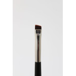 Кисть для окрашивания бровей хной H3 black из упругого нейлона со скосом OKIS BROW