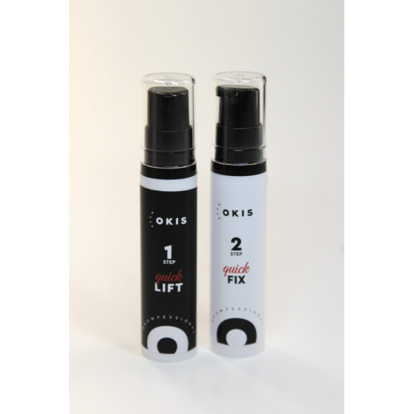 Складник для ламінування вій та брів №1 Lift Quick OKIS BROW LAMI, у вакуумних баночках, 10 мл Складник для ламінування вій та брів №1 Lift Quick OKIS BROW LAMI, у вакуумних баночках, 10 мл