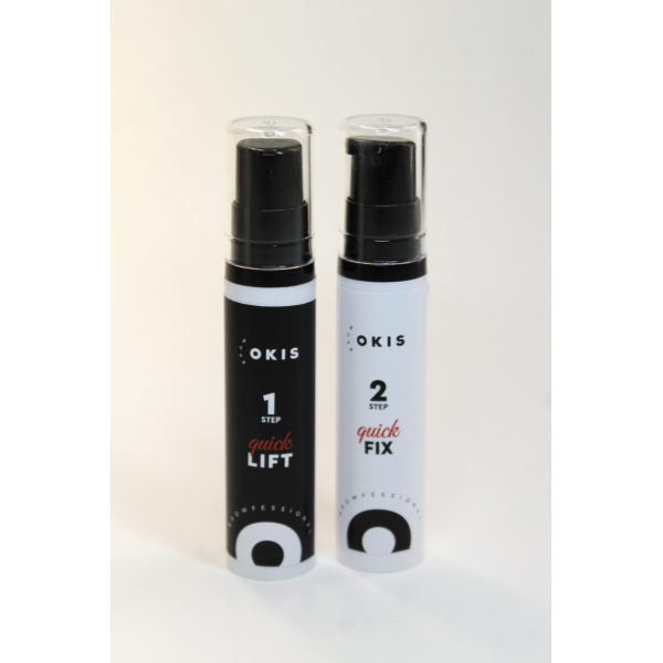 Складник для ламінування вій та брів №1 Lift Quick OKIS BROW LAMI, у вакуумних баночках, 10 мл