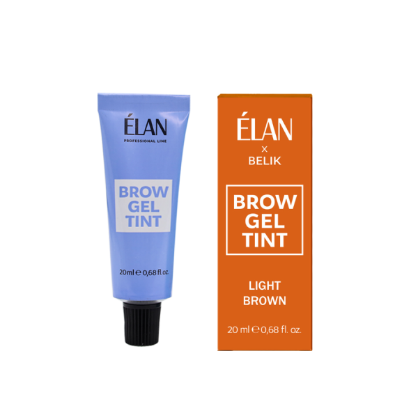 Гель-краска для бровей ELAN Light Brown, 20 мл